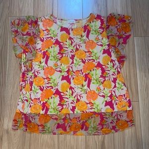 Calvin Klein Bright Floral Blouse